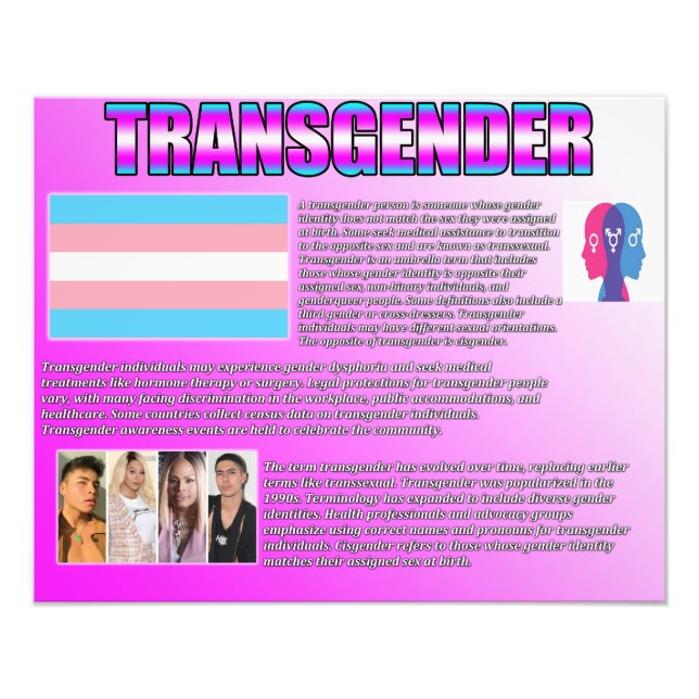 Transgender Photo Print (Front)