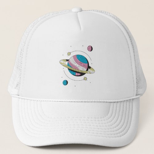 Transgender Planet Trucker Hat