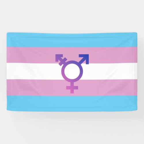 Transgender Pride and Symbol Banner