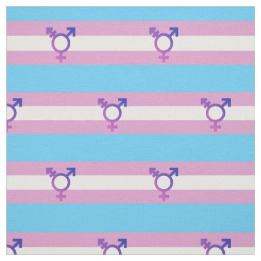 Transgender Pride and Symbol Fabric