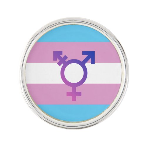 Transgender Pride and Symbol Lapel Pin