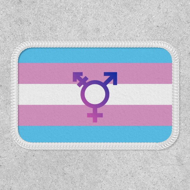 Transgender Pride and Symbol Patch (Front)
