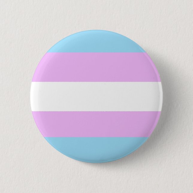 Transgender pride button (Front)