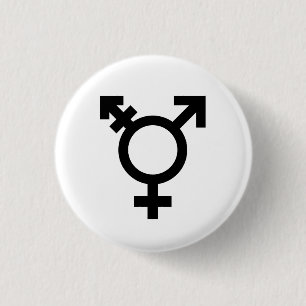 Transgender Pride Button (Symbol)