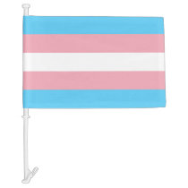 Transgender Pride Car Flag