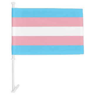 Transgender Pride Car Flag