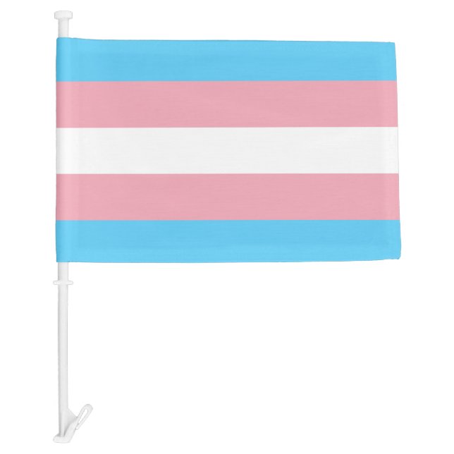 Transgender Pride Car Flag (Front)