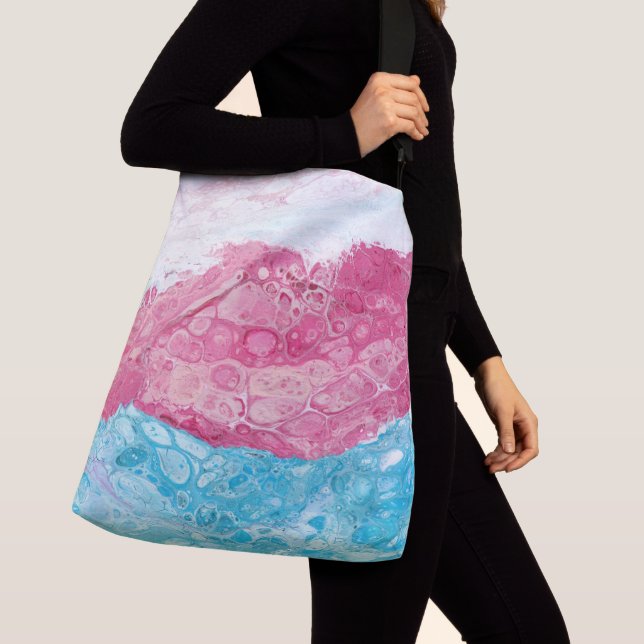 Transgender Pride Crossbody Bag (Close Up)