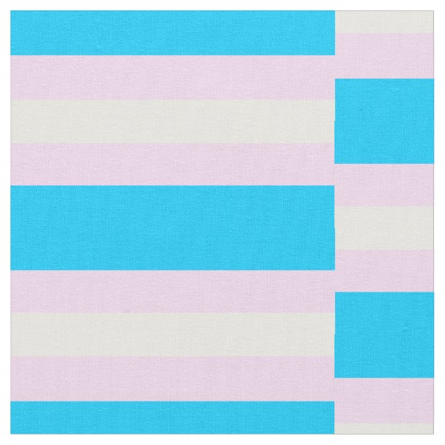 Transgender Pride Fabric by the Yard (Checkered) (Close Up)