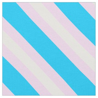 Transgender Pride Fabric by the Yard (Diagonal)