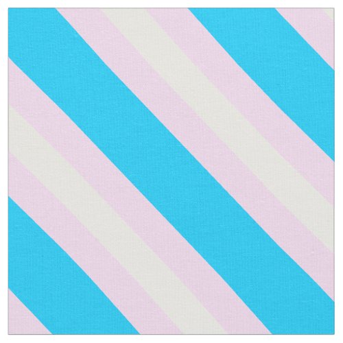 Transgender Pride Fabric by the Yard Diagonal