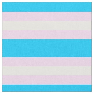Transgender Pride Fabric by the Yard (Horizontal)