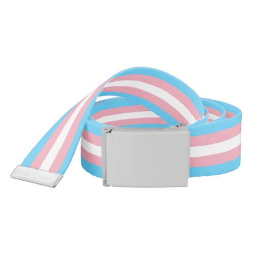 Transgender Pride Flag Belt