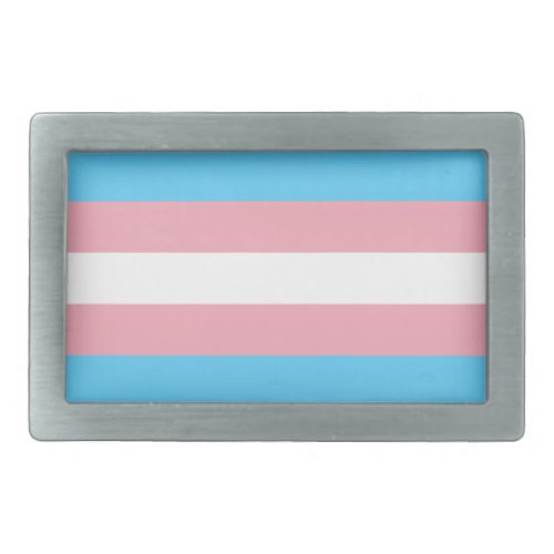 Transgender Pride Flag Belt Buckle