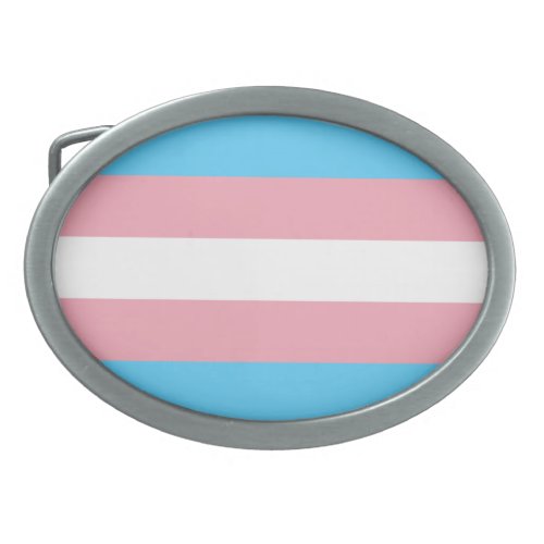 Transgender Pride Flag Belt Buckle