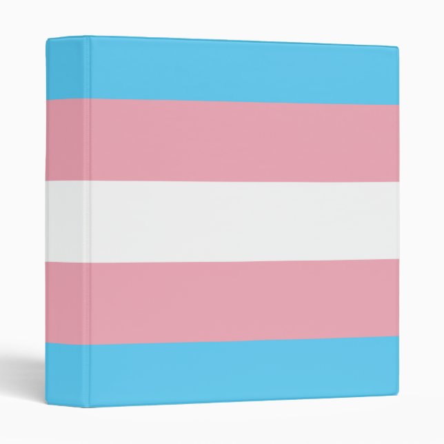 Transgender Pride Flag Binder (Front/Spine)