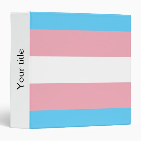 Transgender pride flag Binder