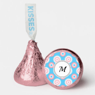 Transgender pride flag / blue flower pattern hershey®'s kisses®