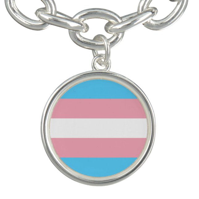 Transgender Pride Flag Bracelet (Design)