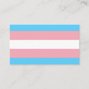 Transgender Pride Flag Business Card