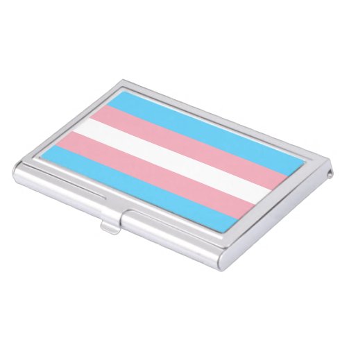 Transgender Pride Flag Business Card Case