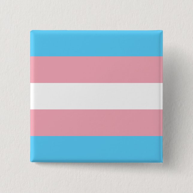 Transgender Pride Flag Button (Front)
