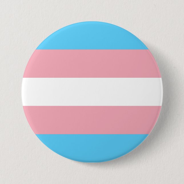 Transgender Pride Flag Button (Front)