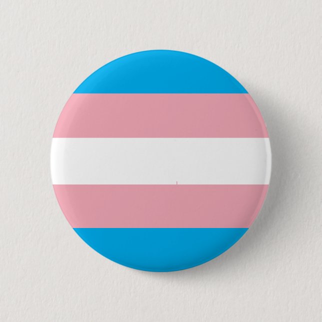 Transgender Pride Flag Button (Front)