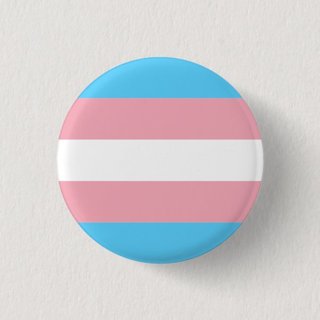 Transgender Pride Flag  Button (Front)