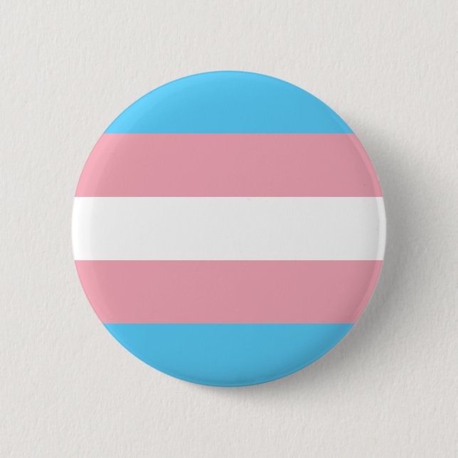 Transgender Pride Flag Button (Front)