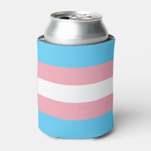 Transgender Pride Flag Can Cooler