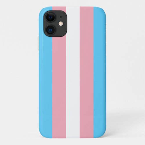 Transgender pride flag iPhone 11 case