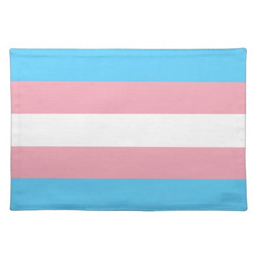 Transgender Pride Flag Cloth Placemat