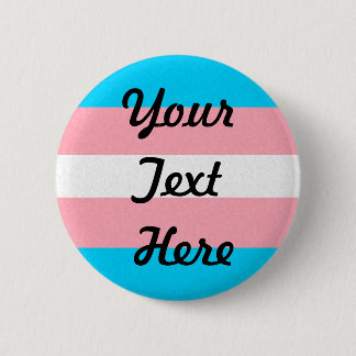 Transgender Pride Flag Colored Background Pinback Button