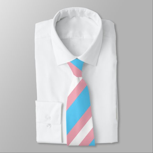 Transgender Pride Flag Colors LGBT Tie