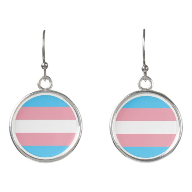 LGBTQIA Earrings Transgender Pride Earrings Rainbow Trans Earrings Transgender Rainbow Earrings Unique Trans Earrings