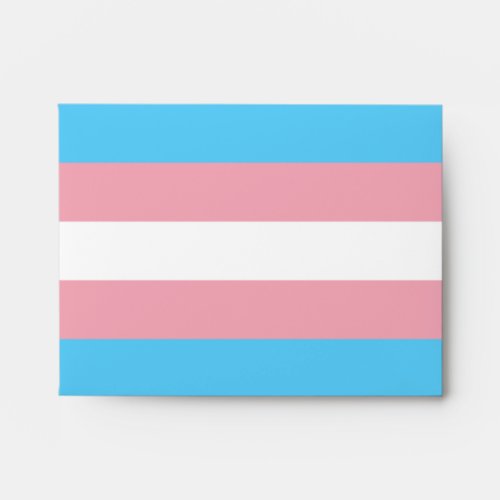 Transgender Pride Flag Envelope