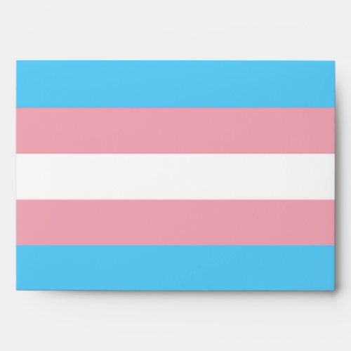 Transgender Pride Flag Envelope