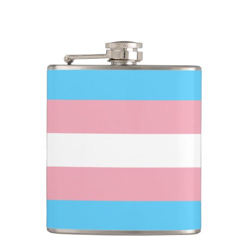 Transgender Pride flag Flask