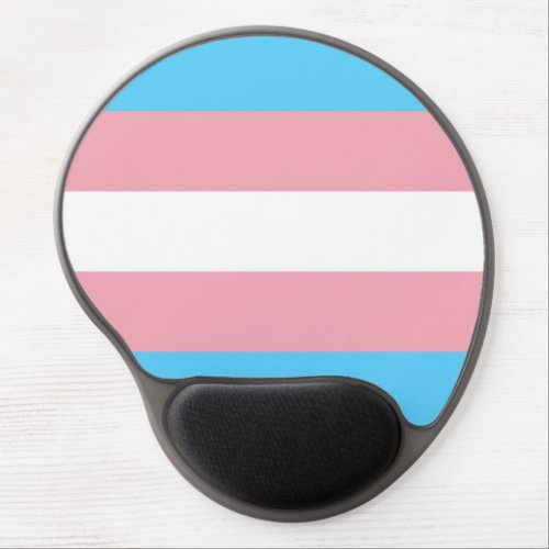 Transgender Pride Flag Gel Mouse Pad