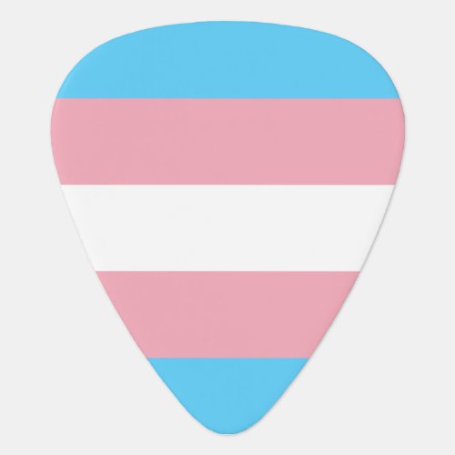 Transgender Pride Flag Guitar Pick