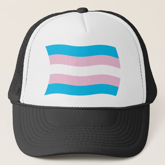 Transgender Pride Flag Hat (Front)