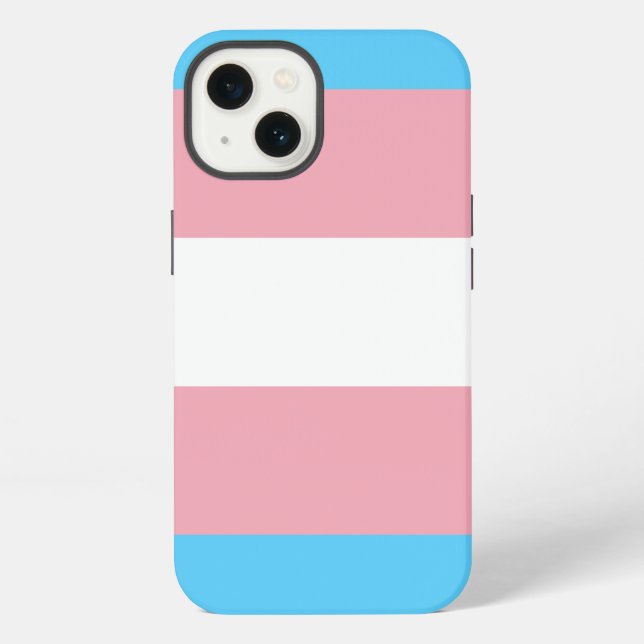 Transgender Pride Flag Iphone Case (Back)