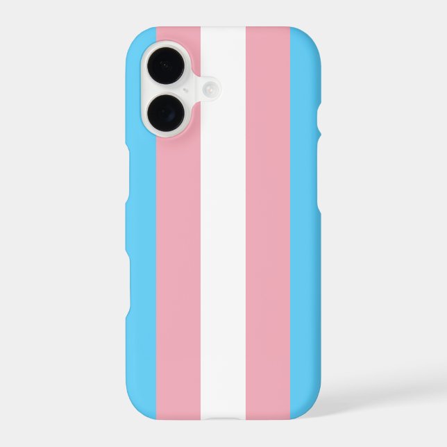 Transgender pride flag iphone case (Back)