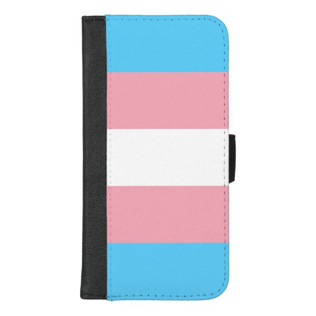 Transgender Pride Flag iPhone Wallet Case (Front)