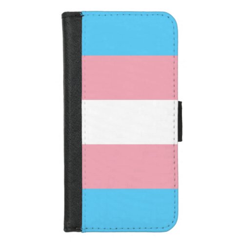 Transgender Pride Flag iPhone 87 Wallet Case