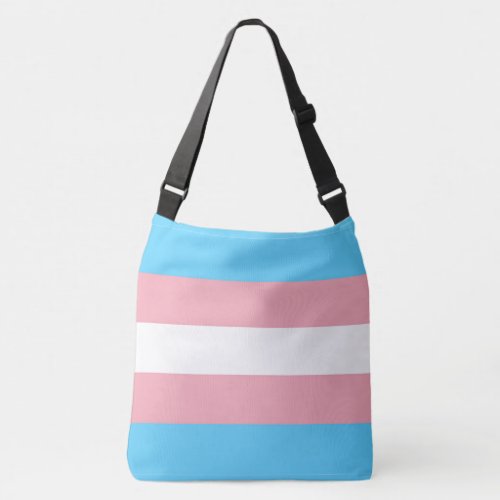 Transgender Pride Flag LGBT All_Over Print Crossbody Bag