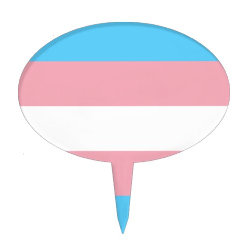 Transgender Pride Flag _ LGBT Rainbow Cake Topper