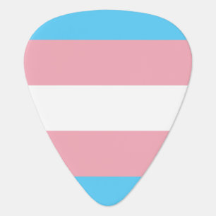 Transgender Pride Flag - LGBT Rainbow Guitar Pick