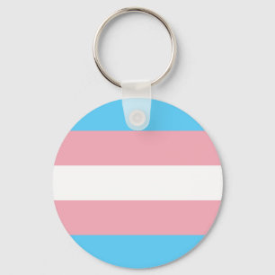 Transgender Pride Flag - LGBT Rainbow Keychain